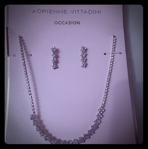 Necklace and earrings